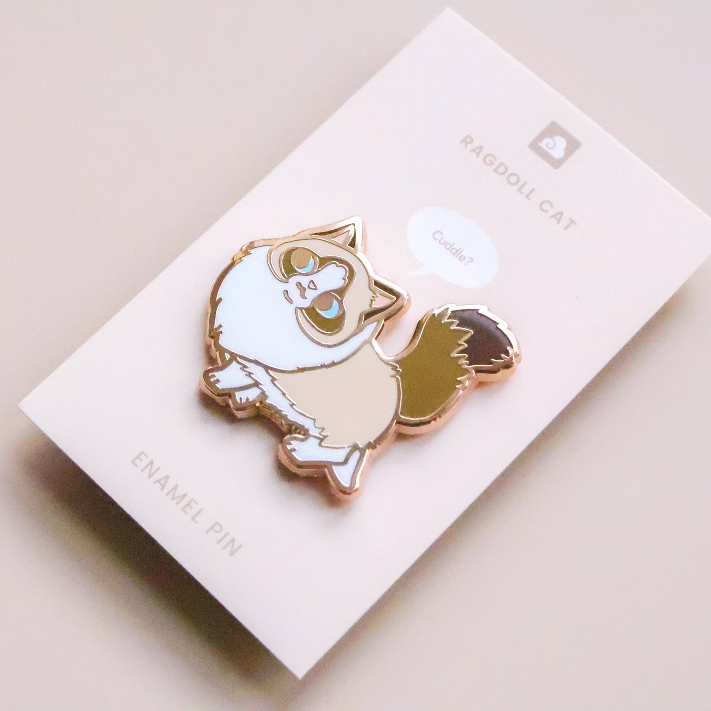 Enamel Pin - Ragdoll Cat