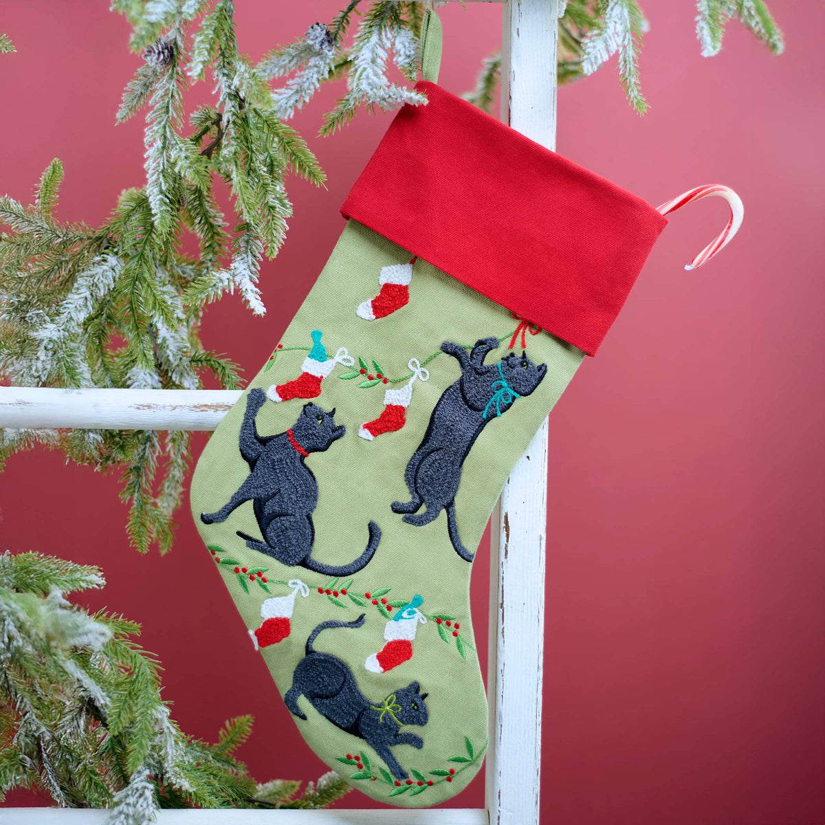 Cat Christmas Stocking