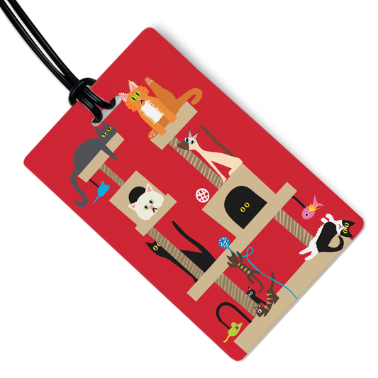 Cat Jungle Luggage Tag