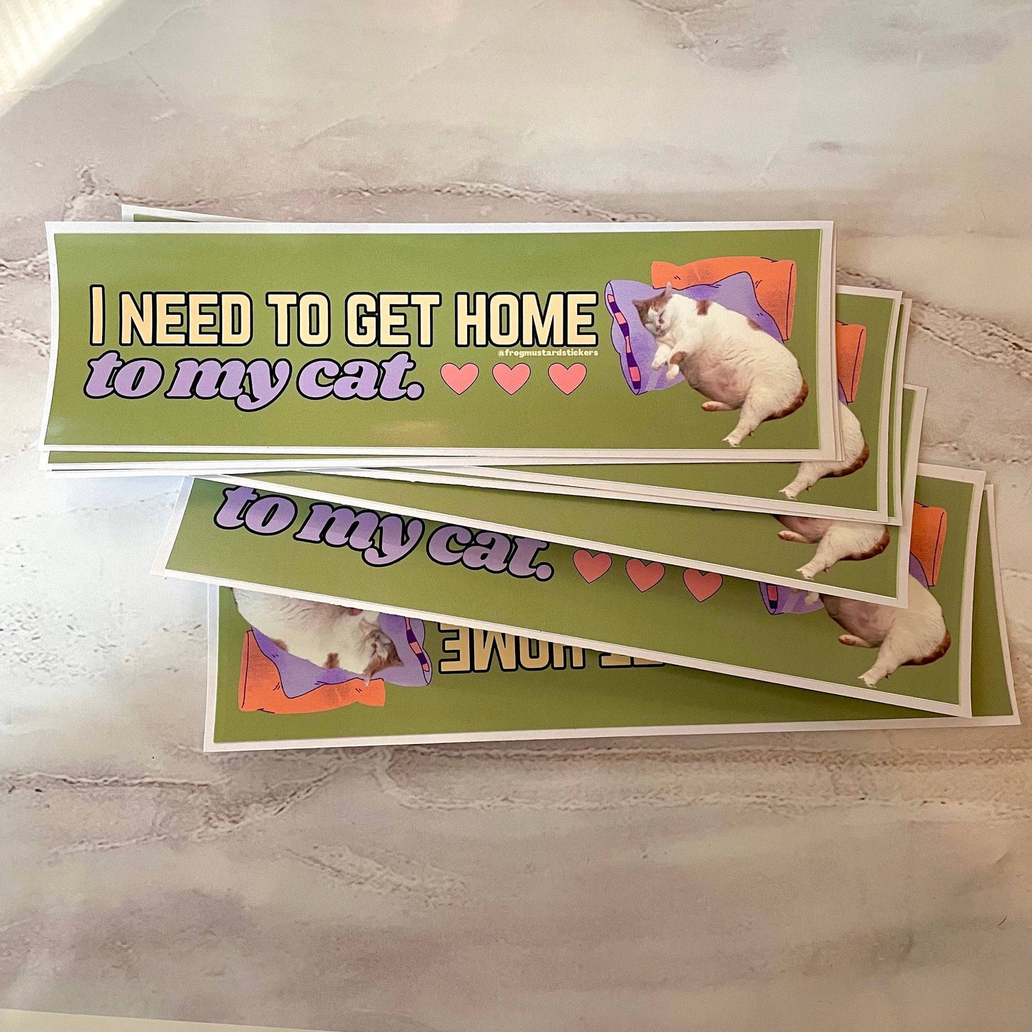 I Need to Get Home to My Cat: Sticker