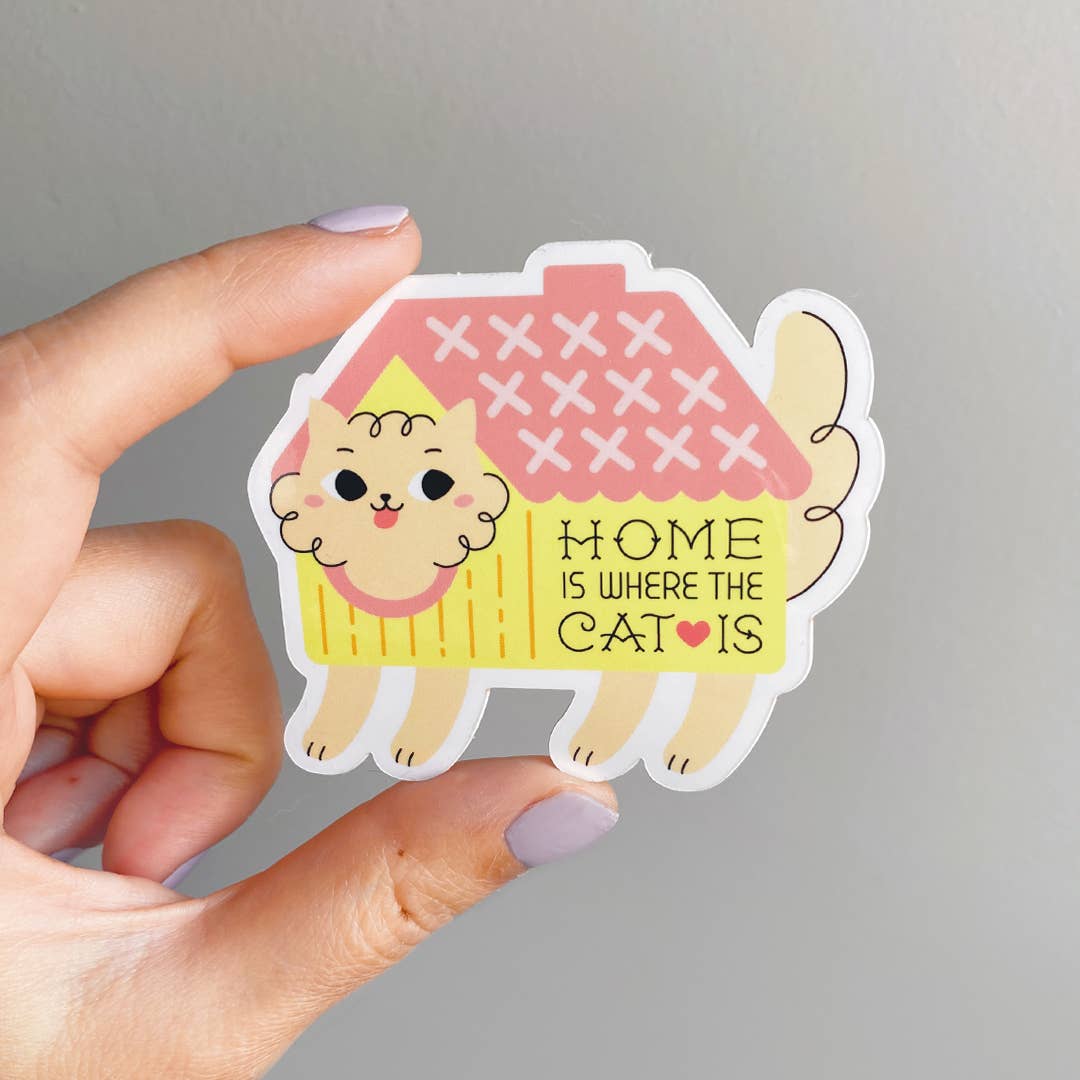 Home is Where the Cat Is Sticker