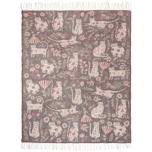 Catbloom Throw