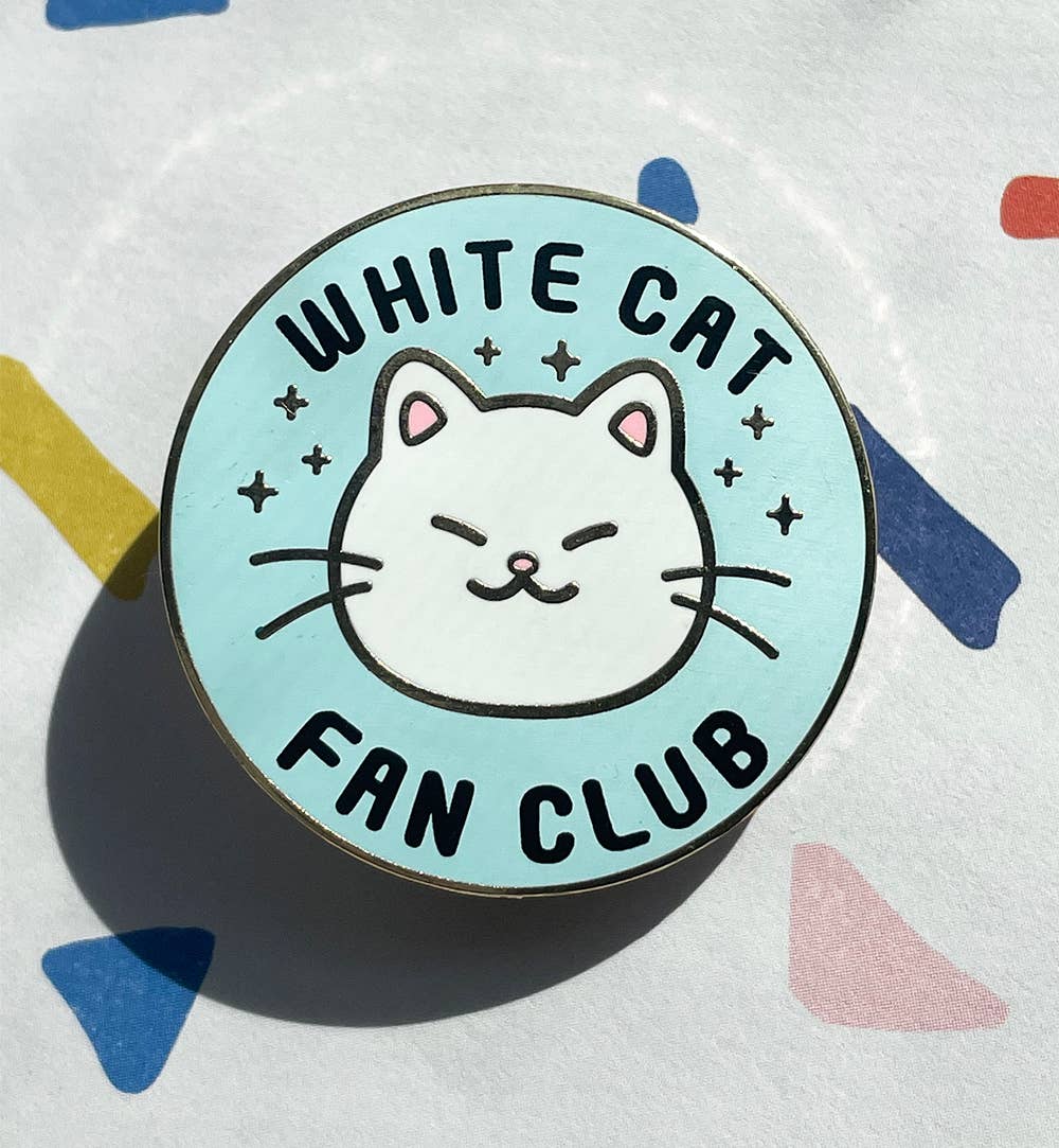 Cat Fan Club Hard Enamel Pin