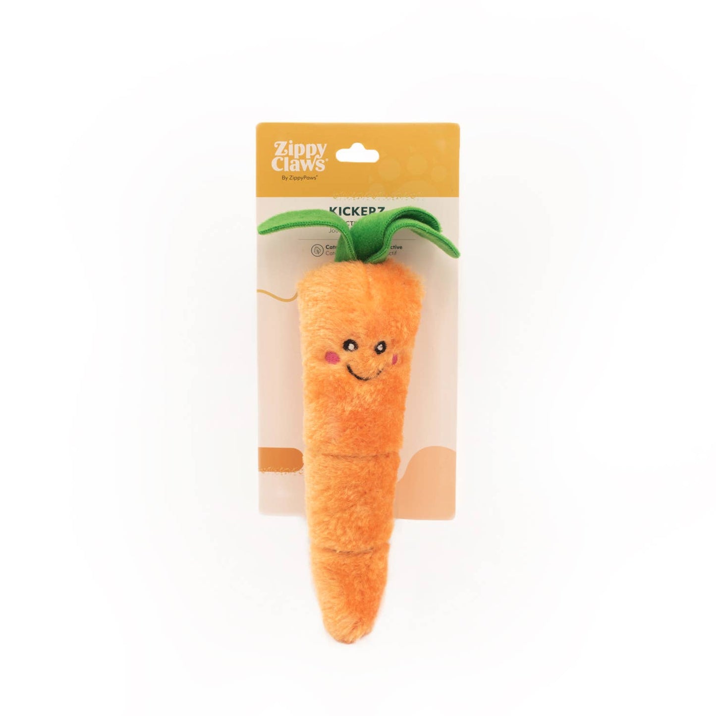 ZippyClaws® Kickerz - Carrot - Cat Toy