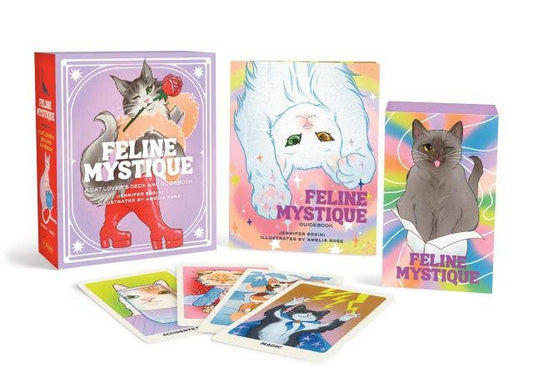 Feline Mystique Oracle Deck and Guidebook: Cards