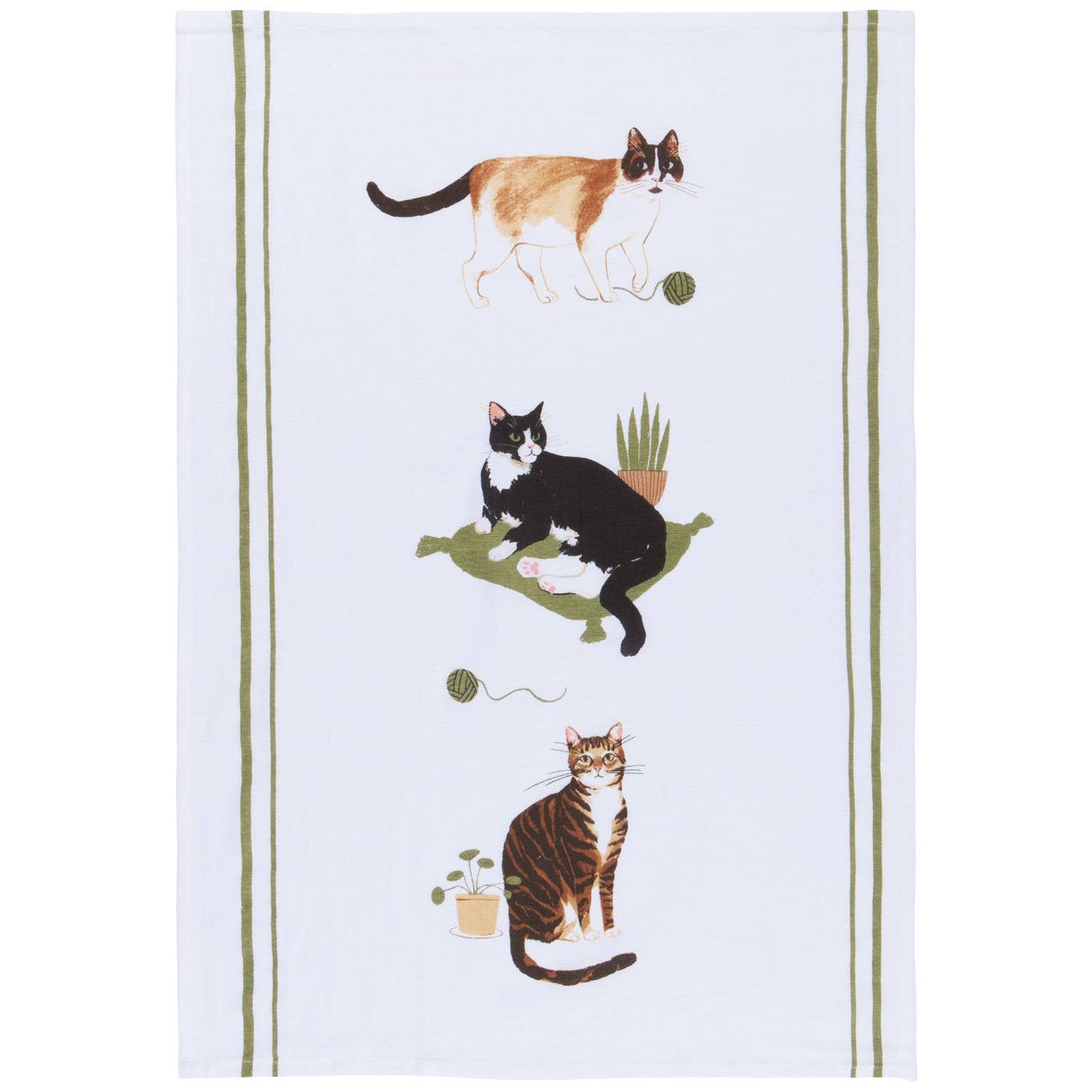 Cat Collective Bakers Floursack Dishtowels Set of 3