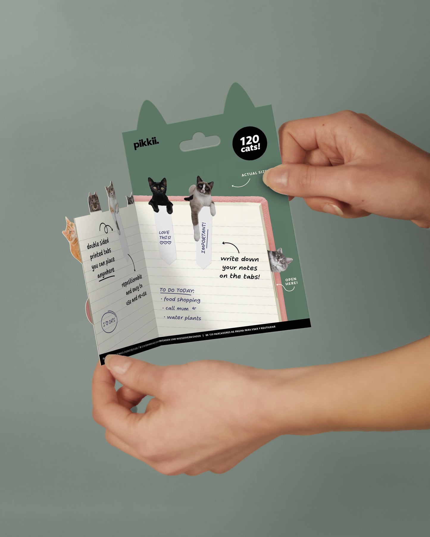 Cat Page Markers | Cute Sticky Tabs for Readers