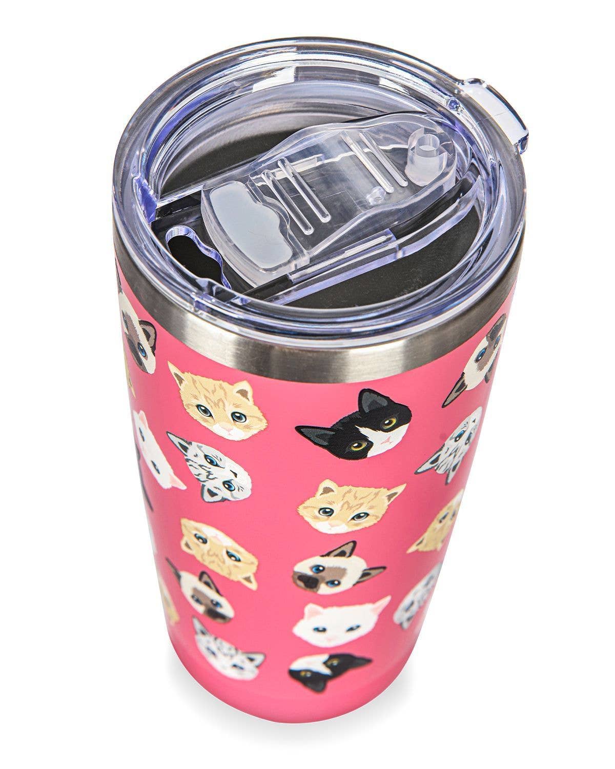Thermal Insulated Cat Pattern 20oz Tumbler