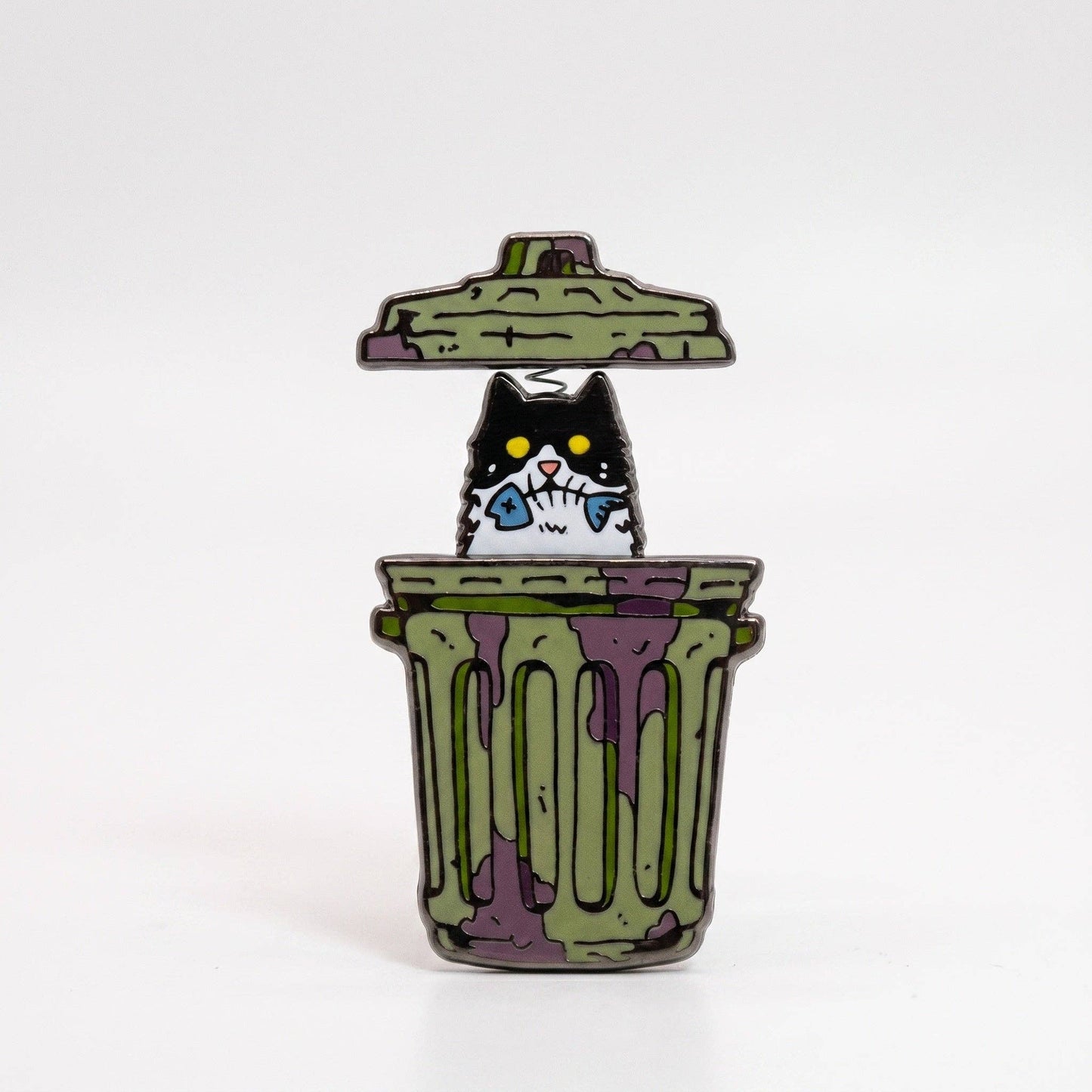 Trash Cat Deluxe Pin
