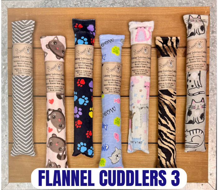 Calming Valerian Cuddler Cat Toy | HOLIDAY PRINTS