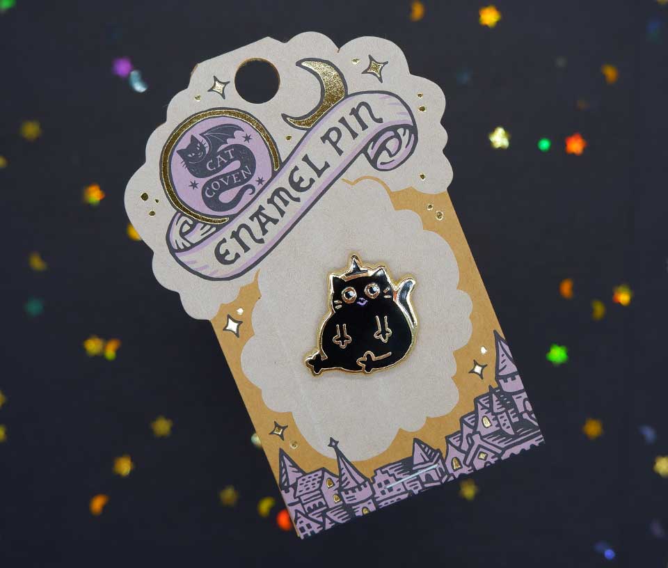Nilbog The Cat - Enamel Pin