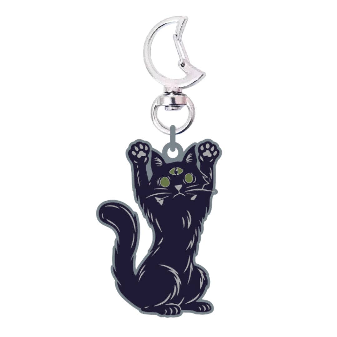 Scaredy Cat Keychain