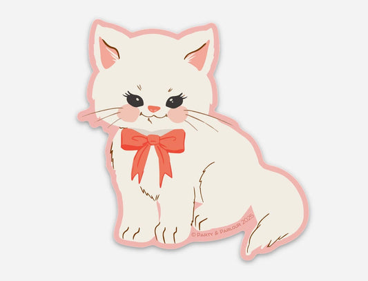 Kitschy Kitty Premium Die Cut Vinyl Sticker 