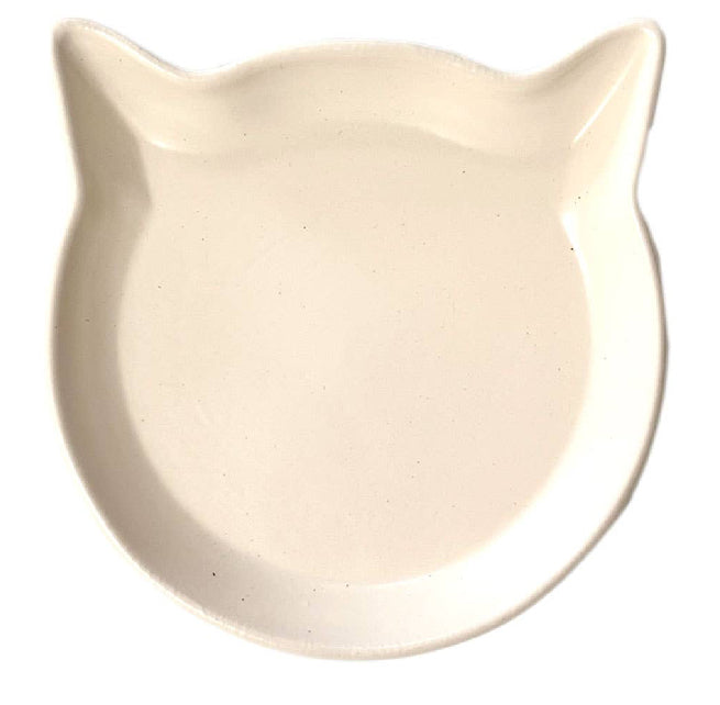 Mini Pet Food Dish or Coaster | Cat Head
