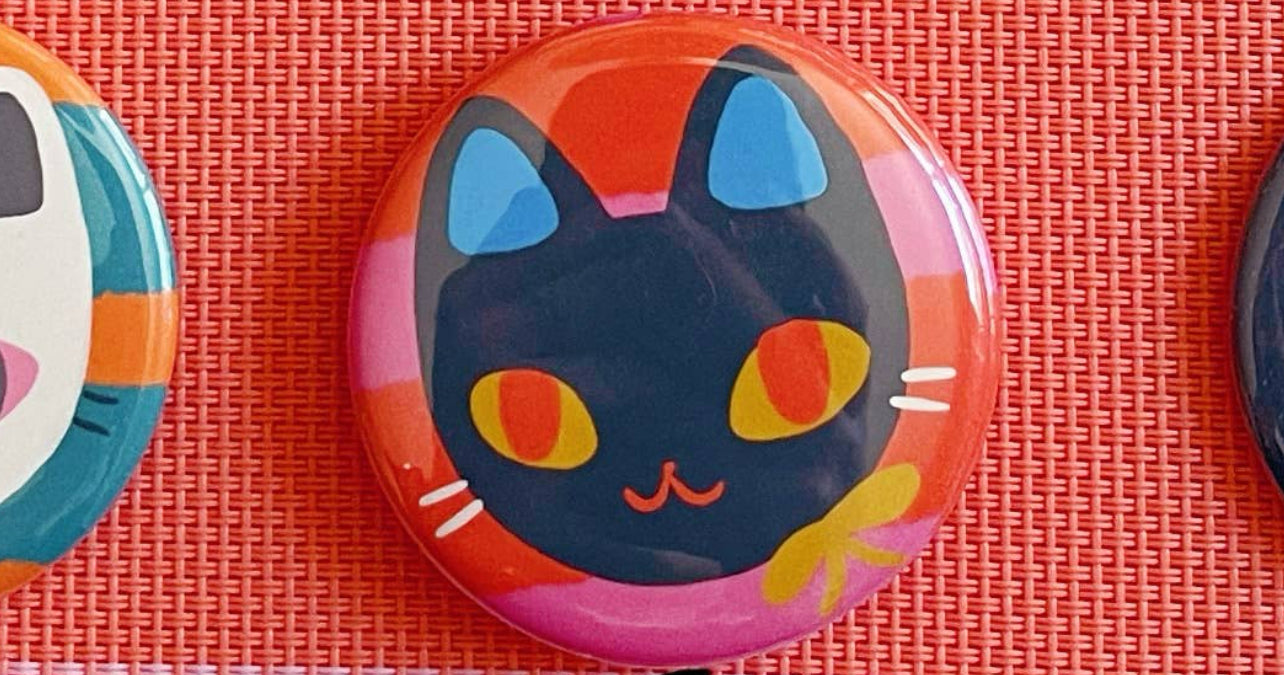 Colorful Fun Cat Magnet