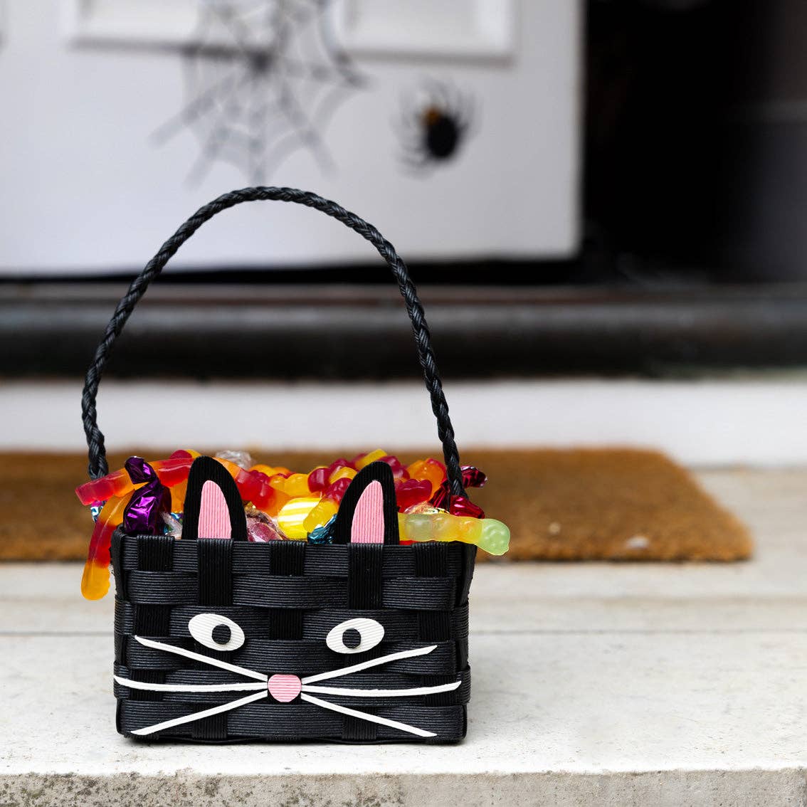 Halloween Cat Shaped Basket | Halloween Decor |