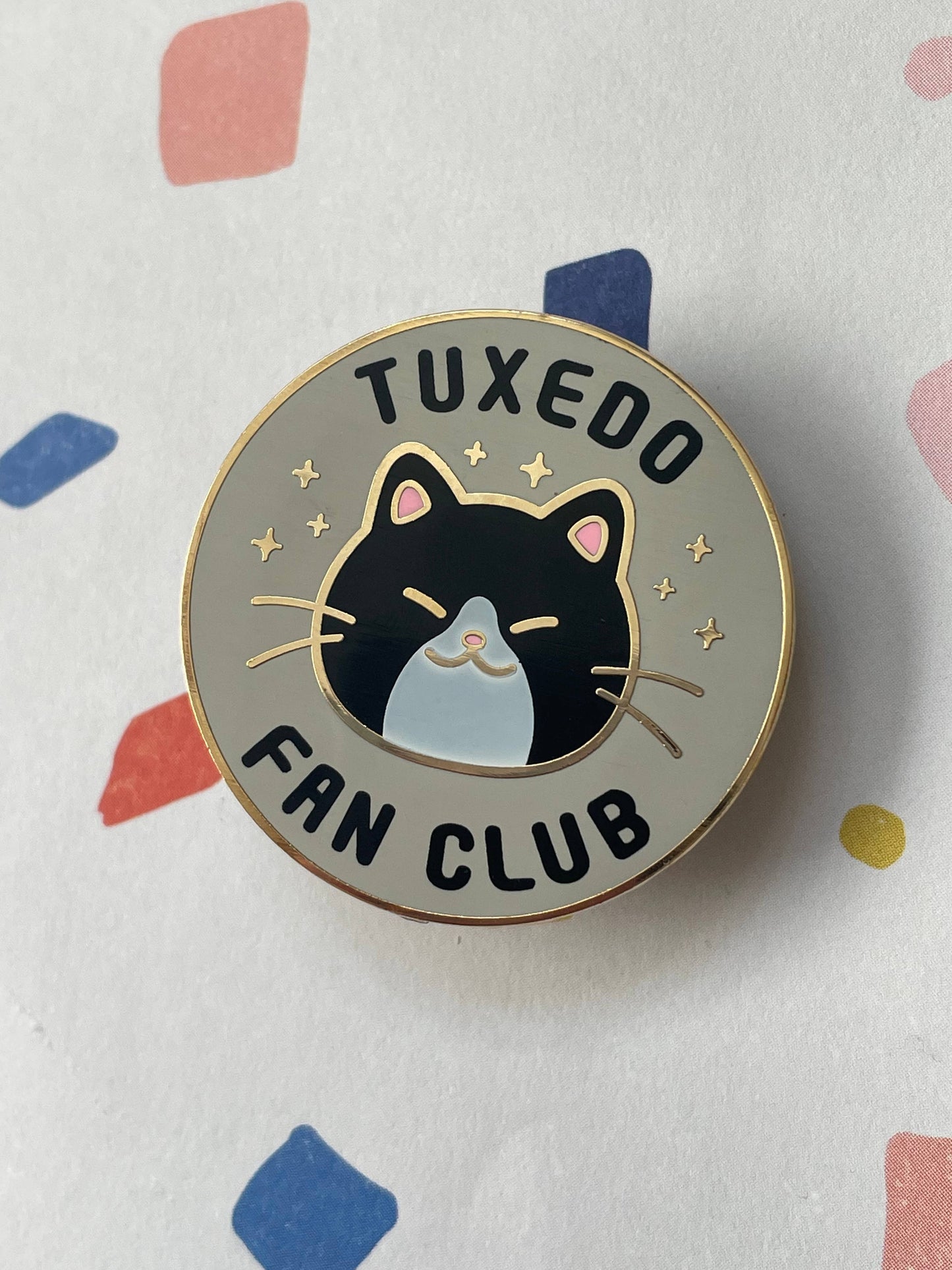 Cat Fan Club Hard Enamel Pin