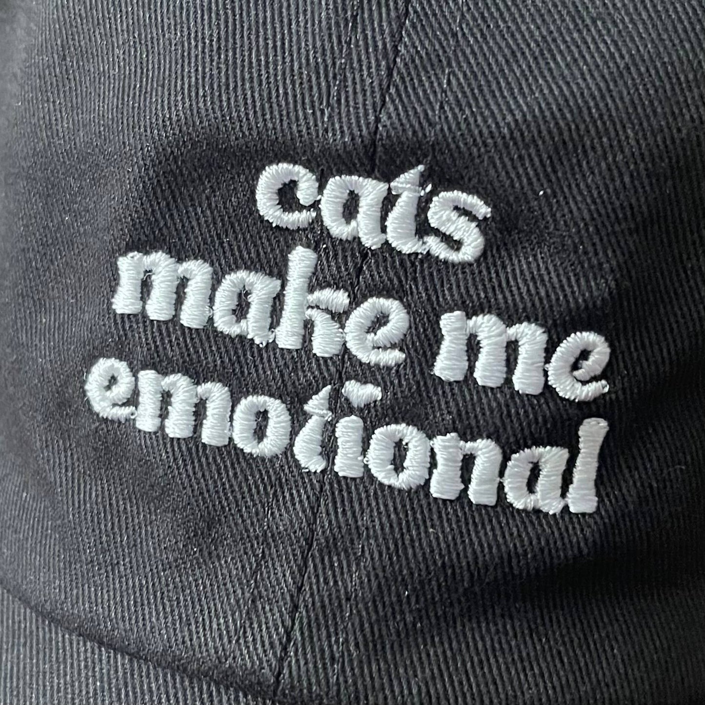 Cats make me emotional Baseball Cap Unisex Dad Hat gifts: Slate blue
