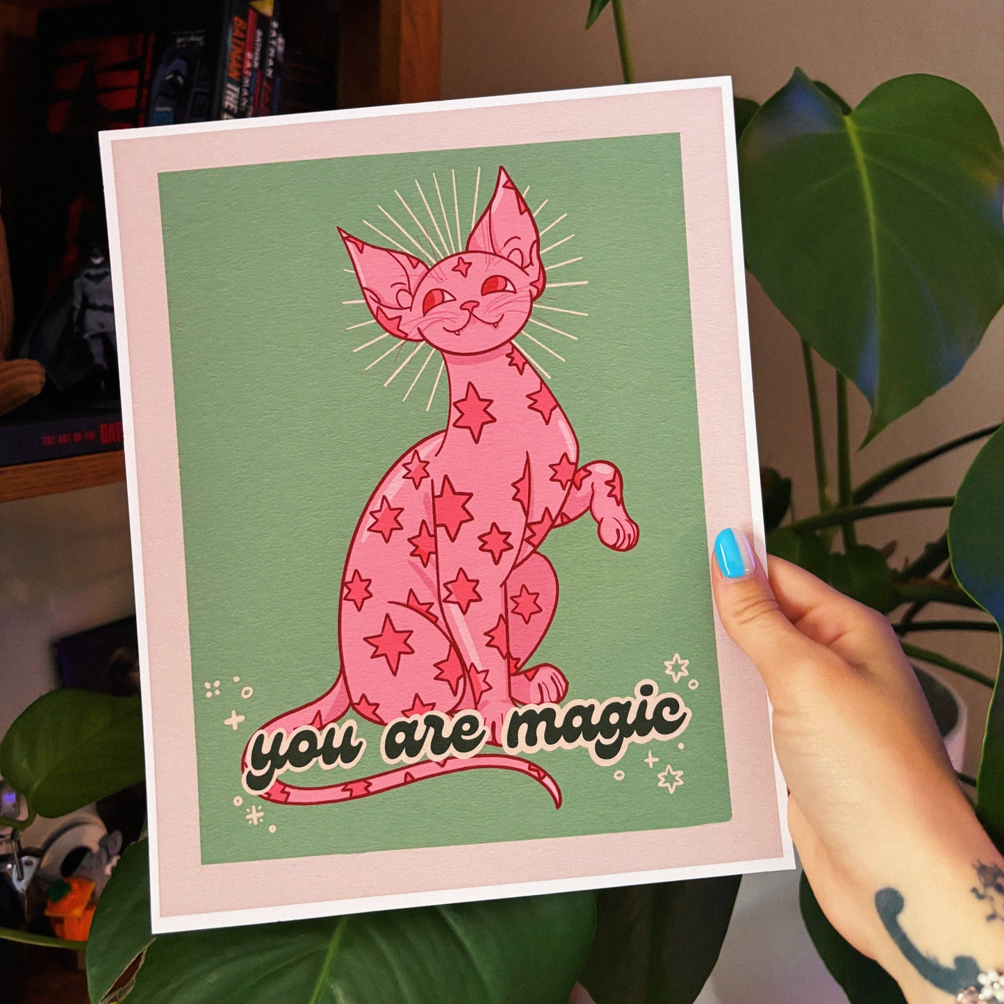You Are Magic Sphynx Cat 8x10 Art Print