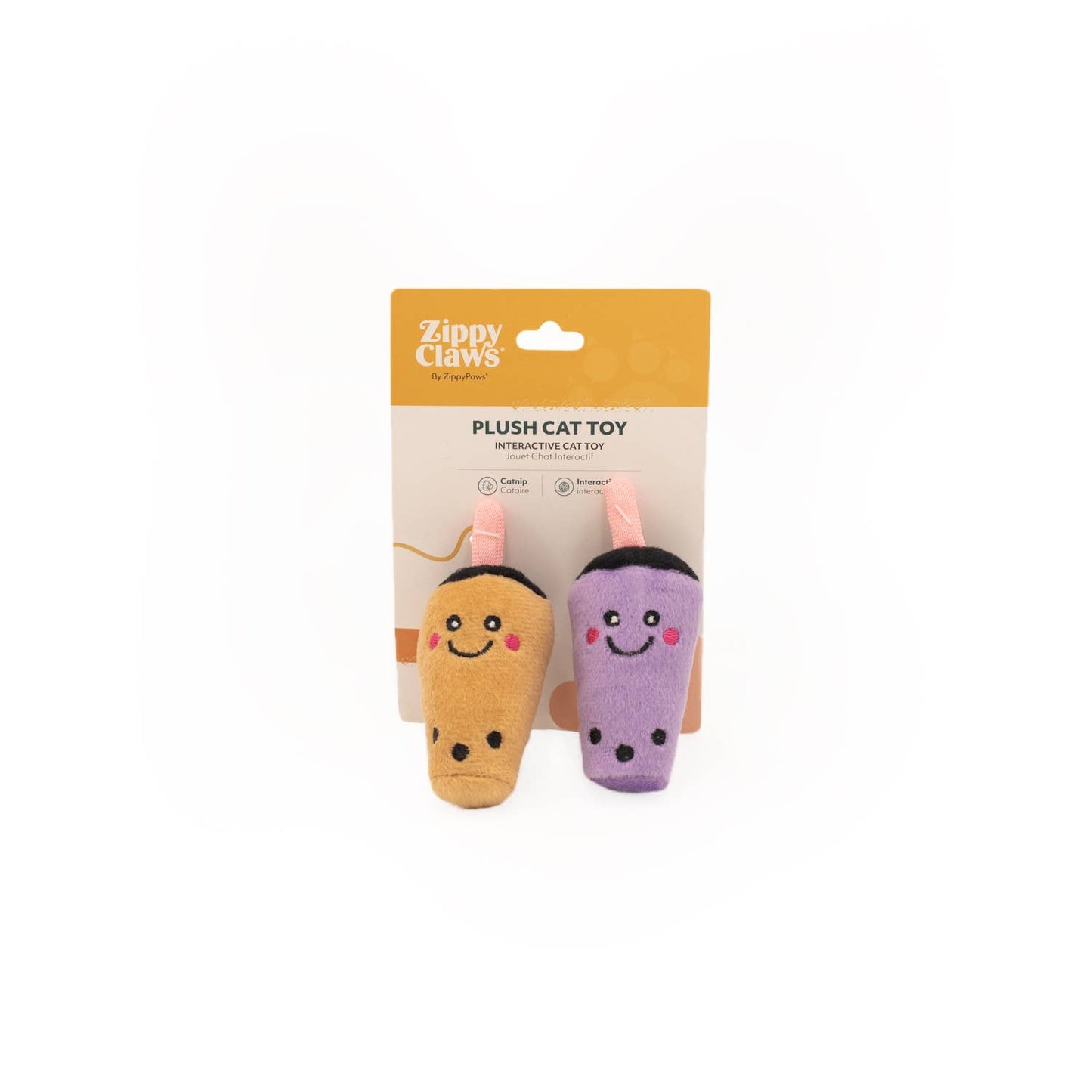 ZippyClaws® NomNomz® - Milk Tea and Taro - Cat Toy
