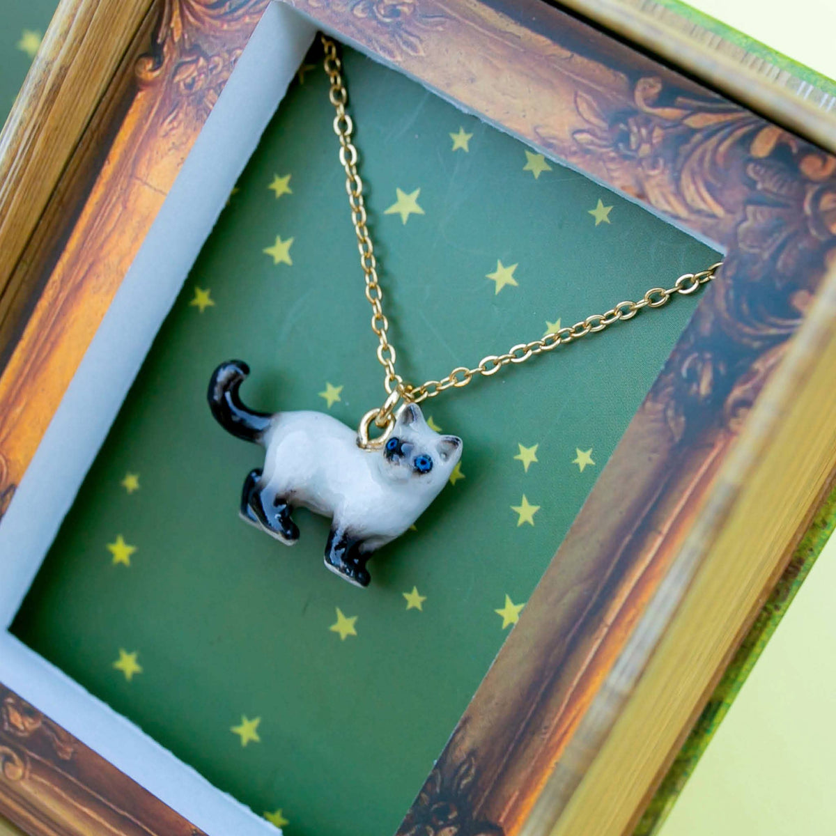Siamese Cat Necklace
