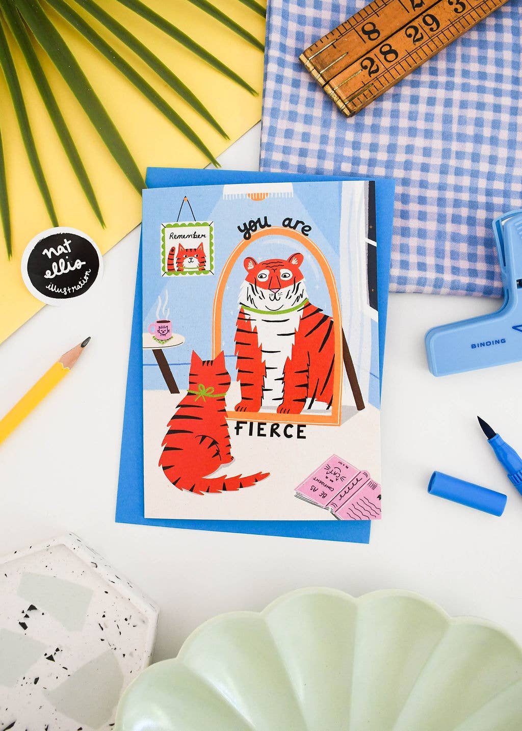 You Are Fierce Greeting Card - BLANK INSIDE