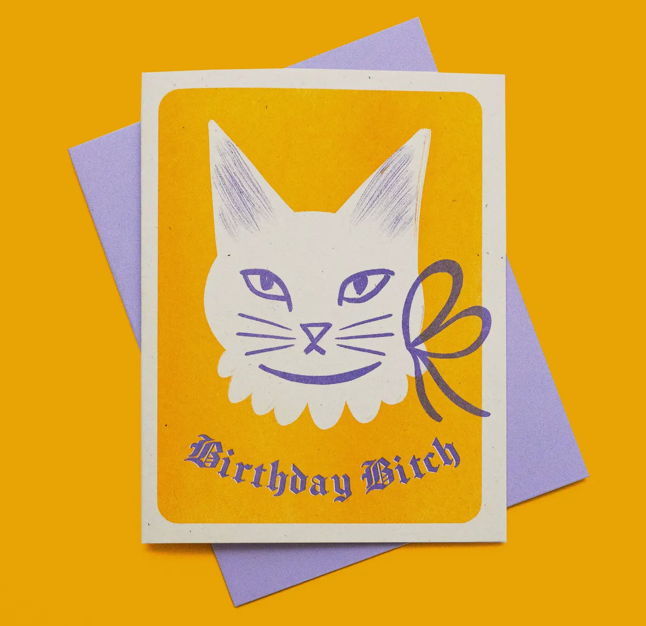 Birthday Bitch Card BLANK INSIDE