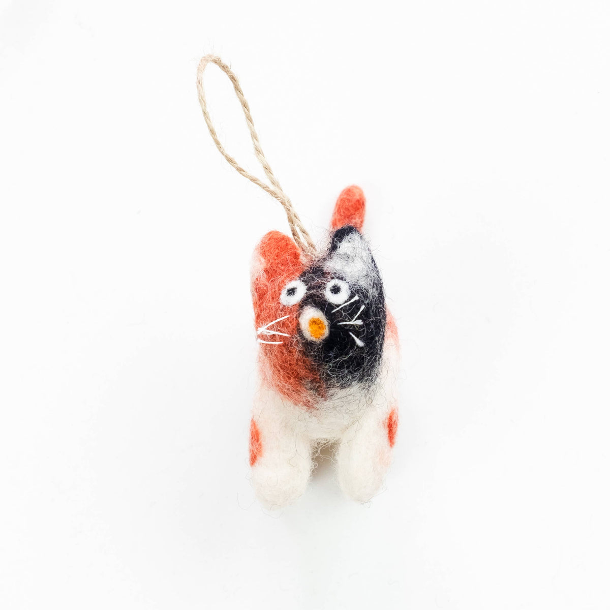 Ornament - Little Felt Cat - Calico