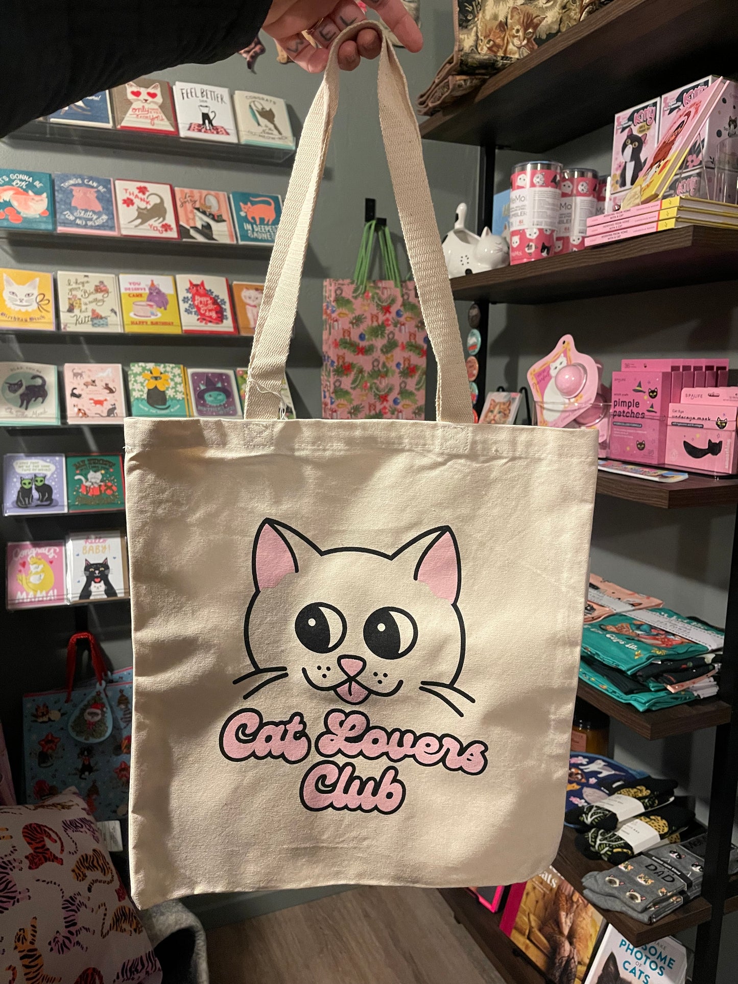 Cat Lovers Club Tote Bag