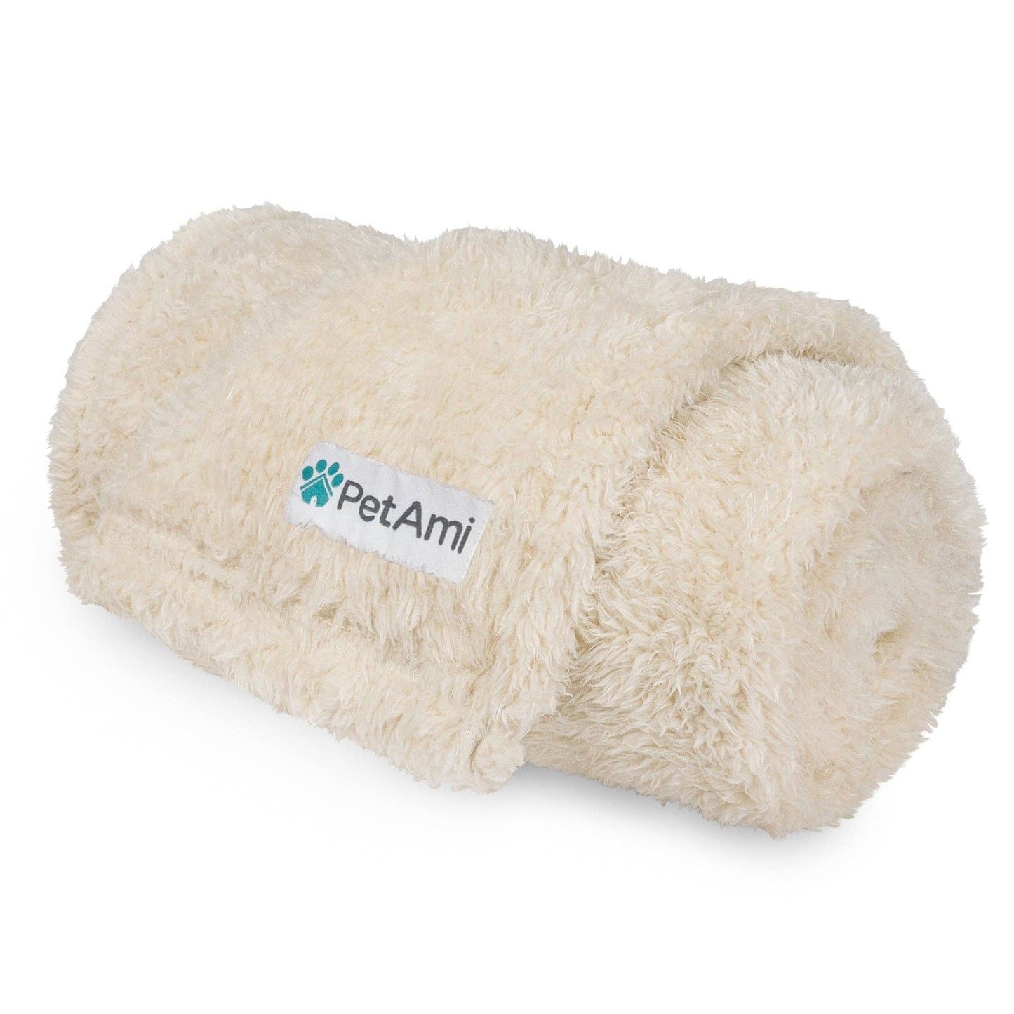 Fluffy Pet Blanket: Beige / Medium - 29" x 40"