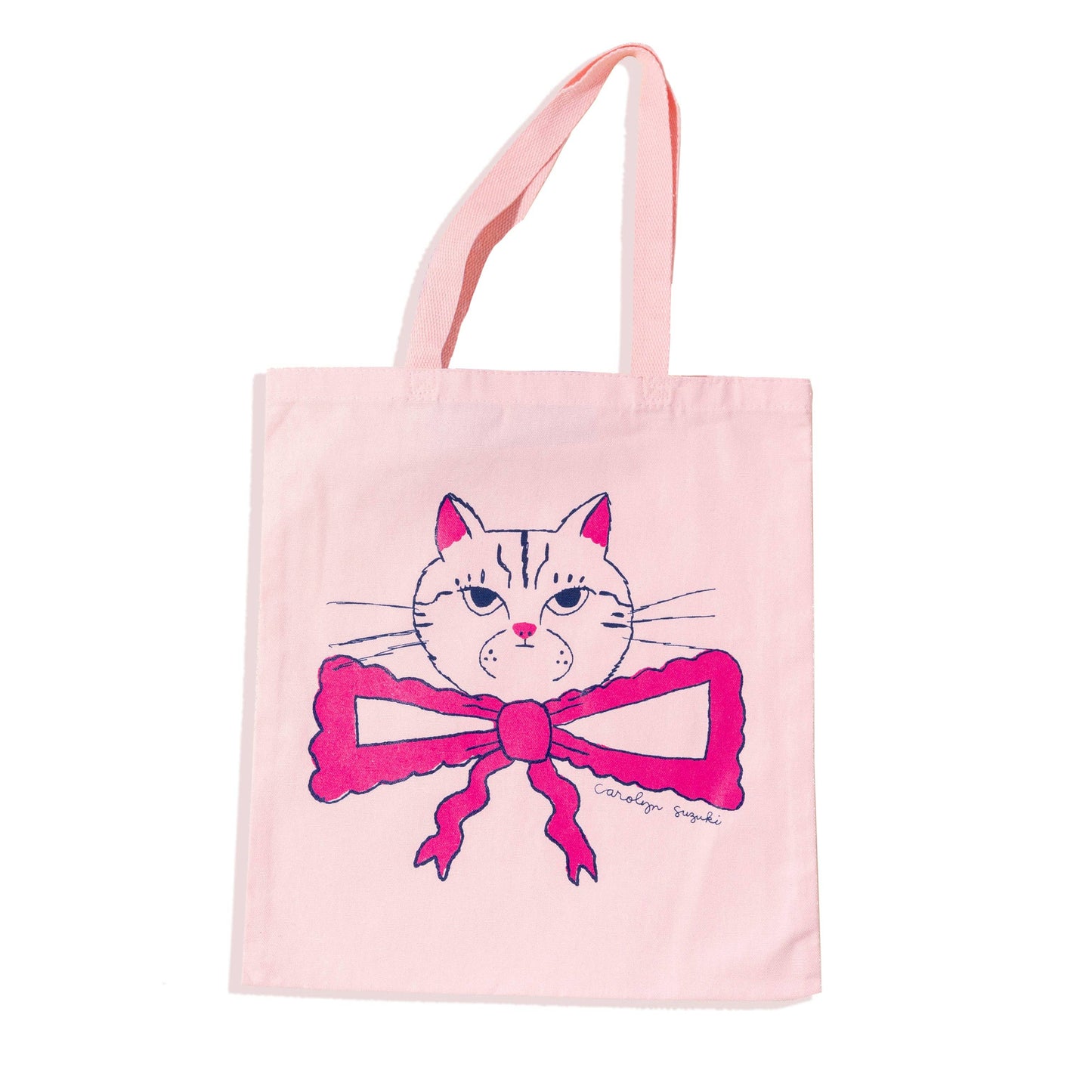 PINK FANCY CAT TOTE