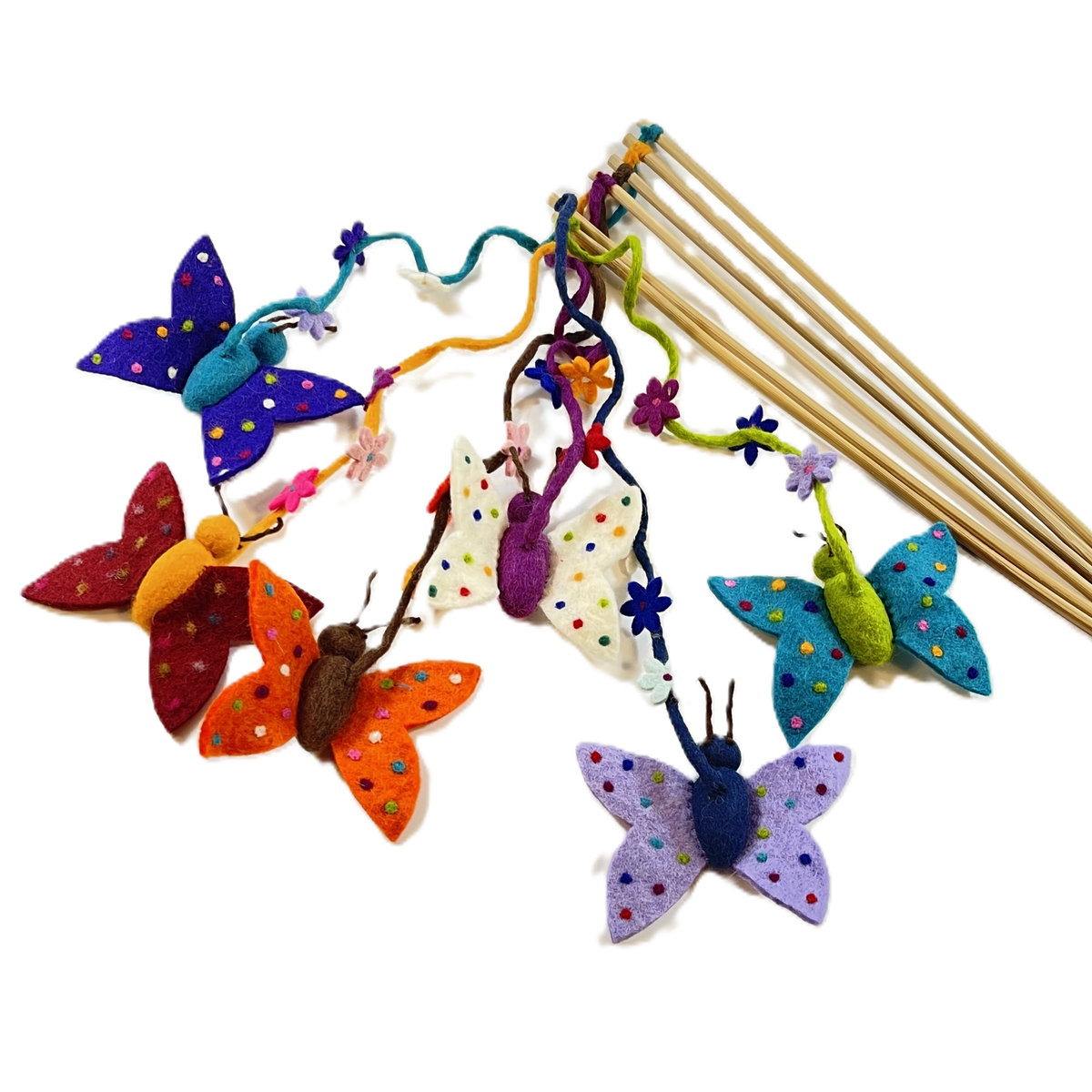 Teaser Cat Toy, Assorted Critters: Fish