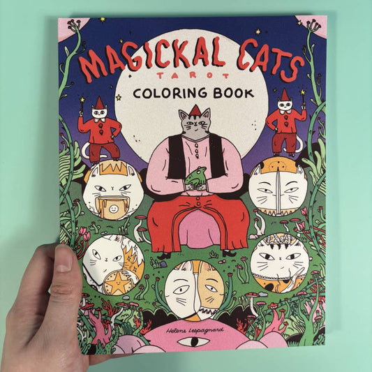Magickal Cats Tarot Coloring Book