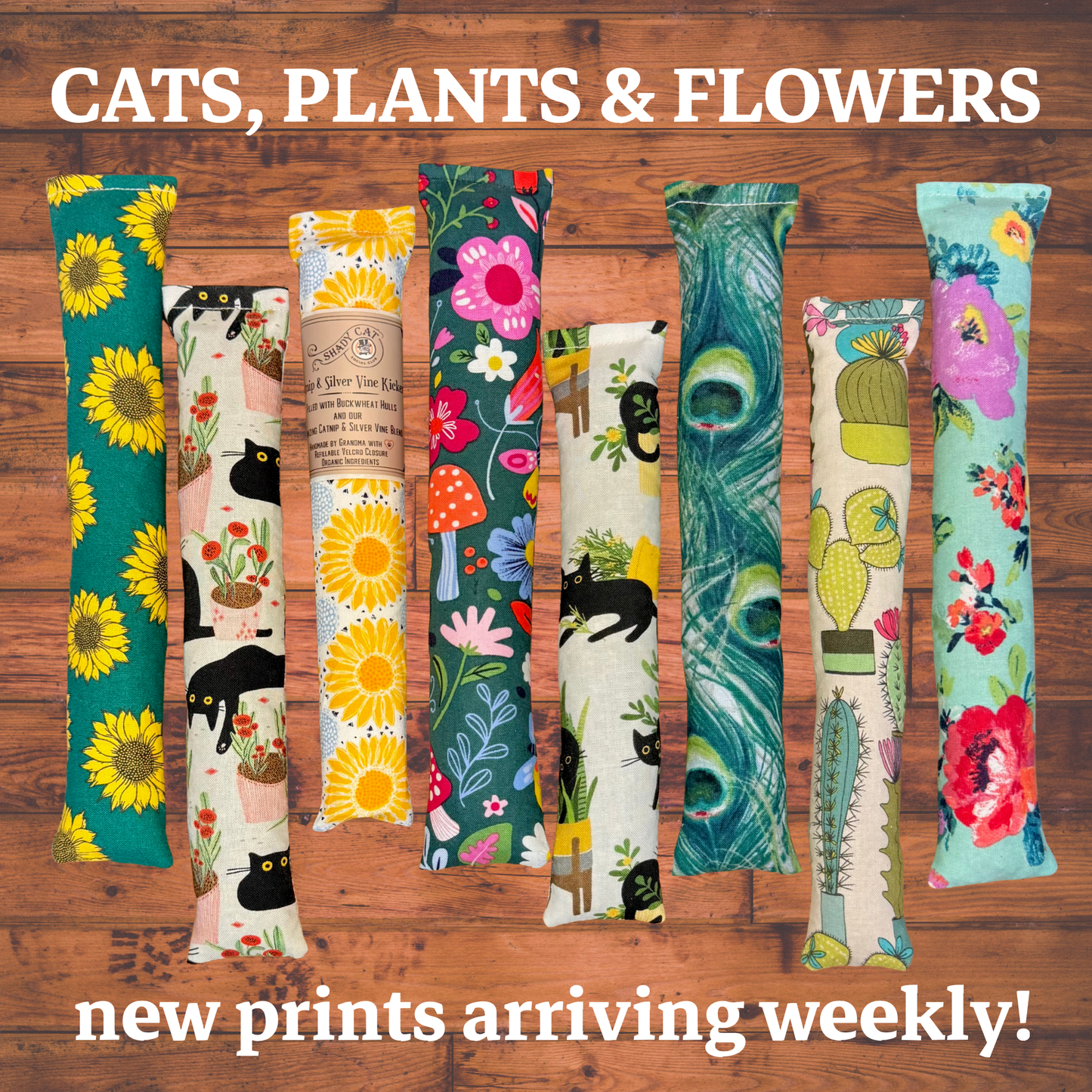 Catnip Silver Vine Kicker Cat Toy | TONS of NEW PATTERNS!!