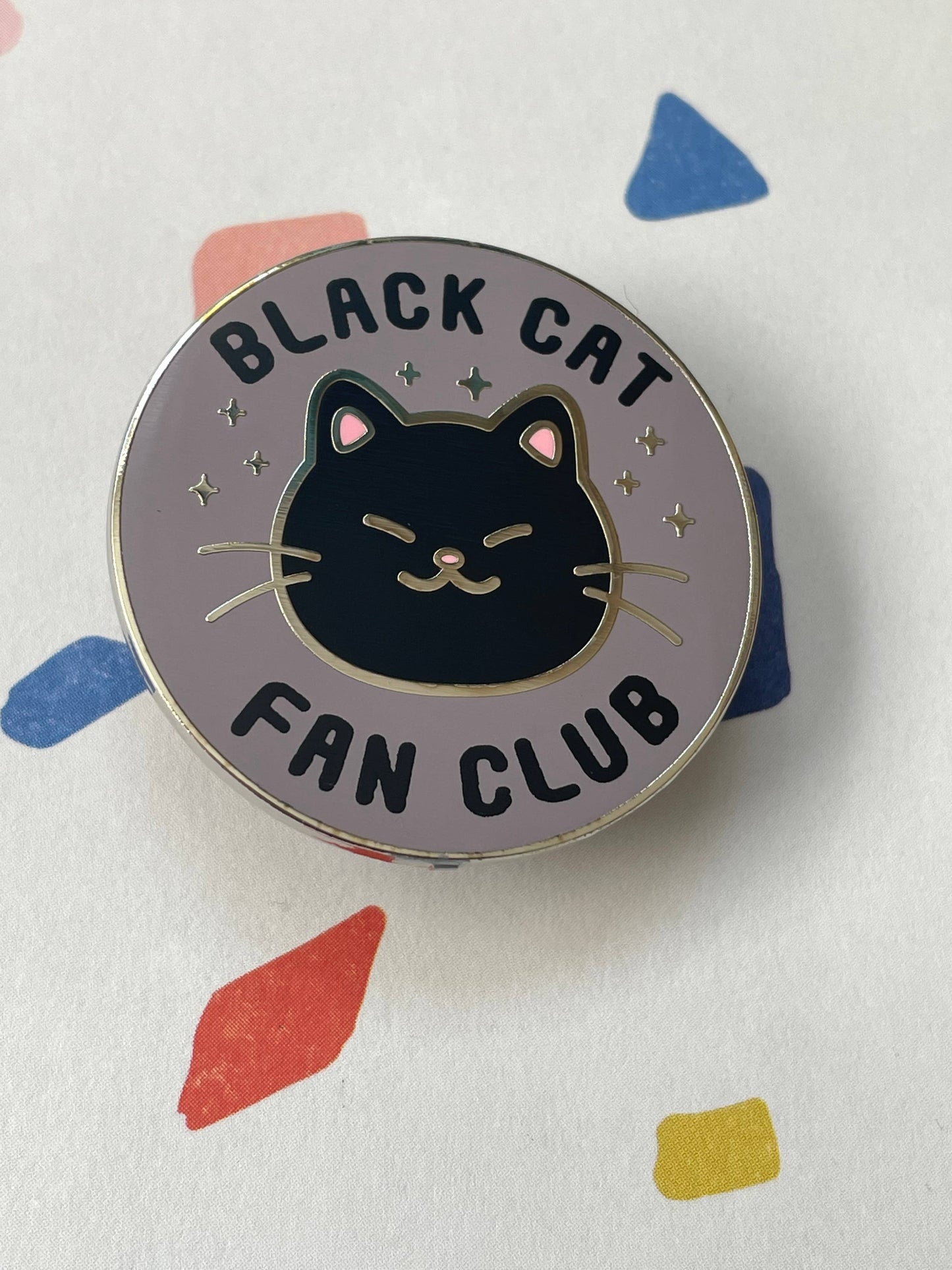 Cat Fan Club Hard Enamel Pin