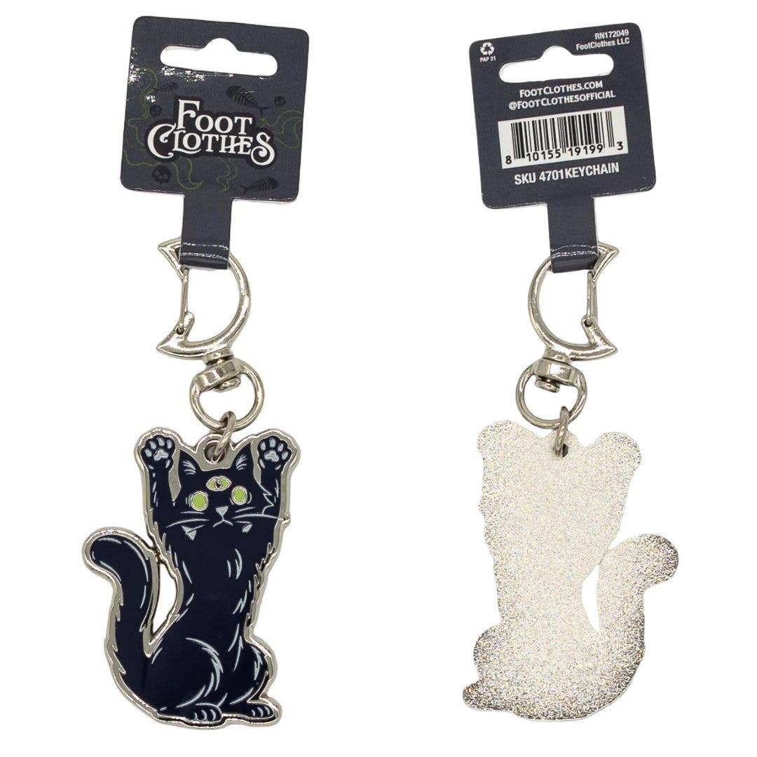 Scaredy Cat Keychain