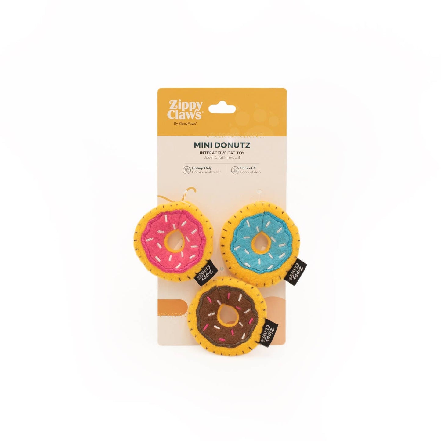 ZippyClaws® Mini Donutz 3-Pack - Cat Toy