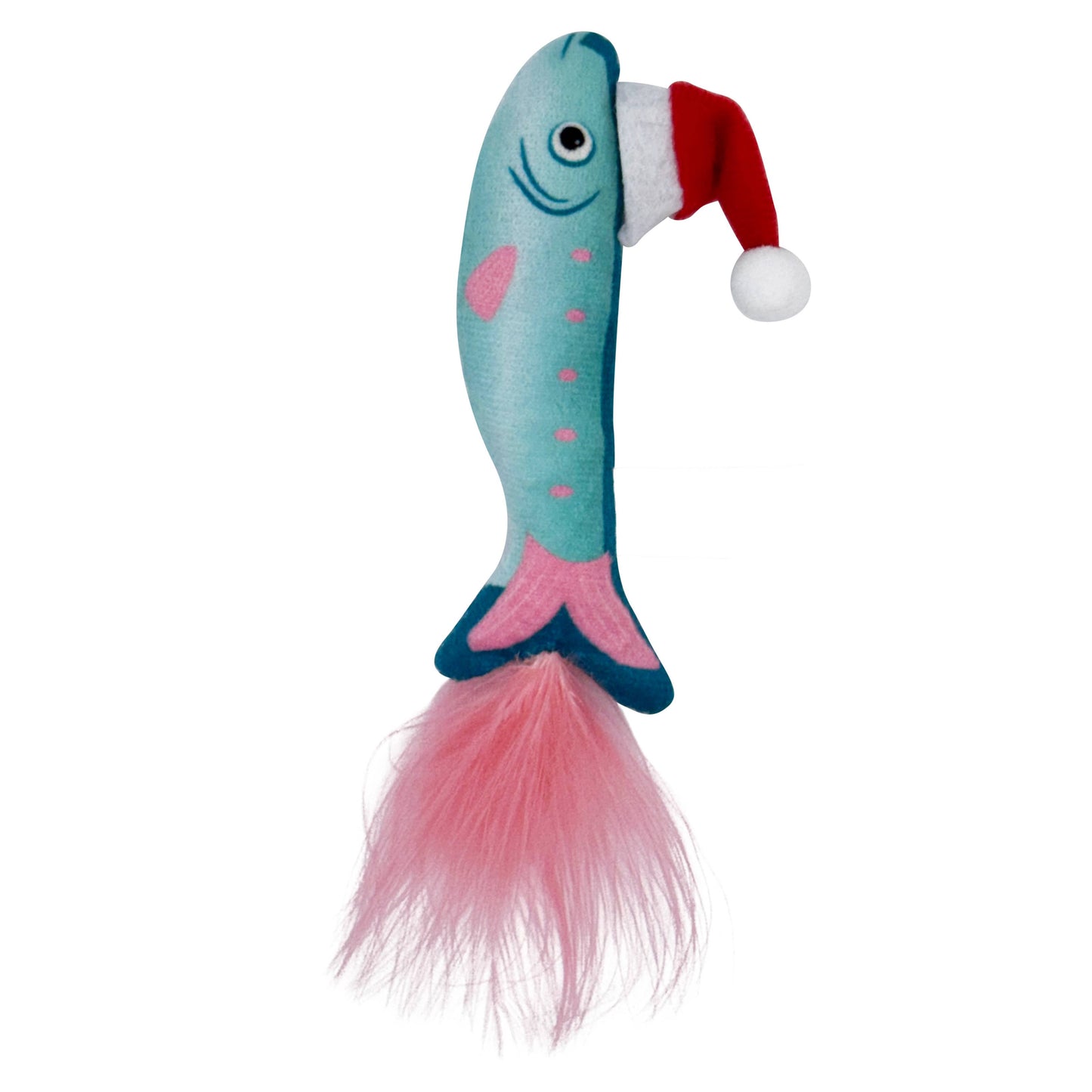 Merry Fishmas Sardine Mint Cat Toy: One Size