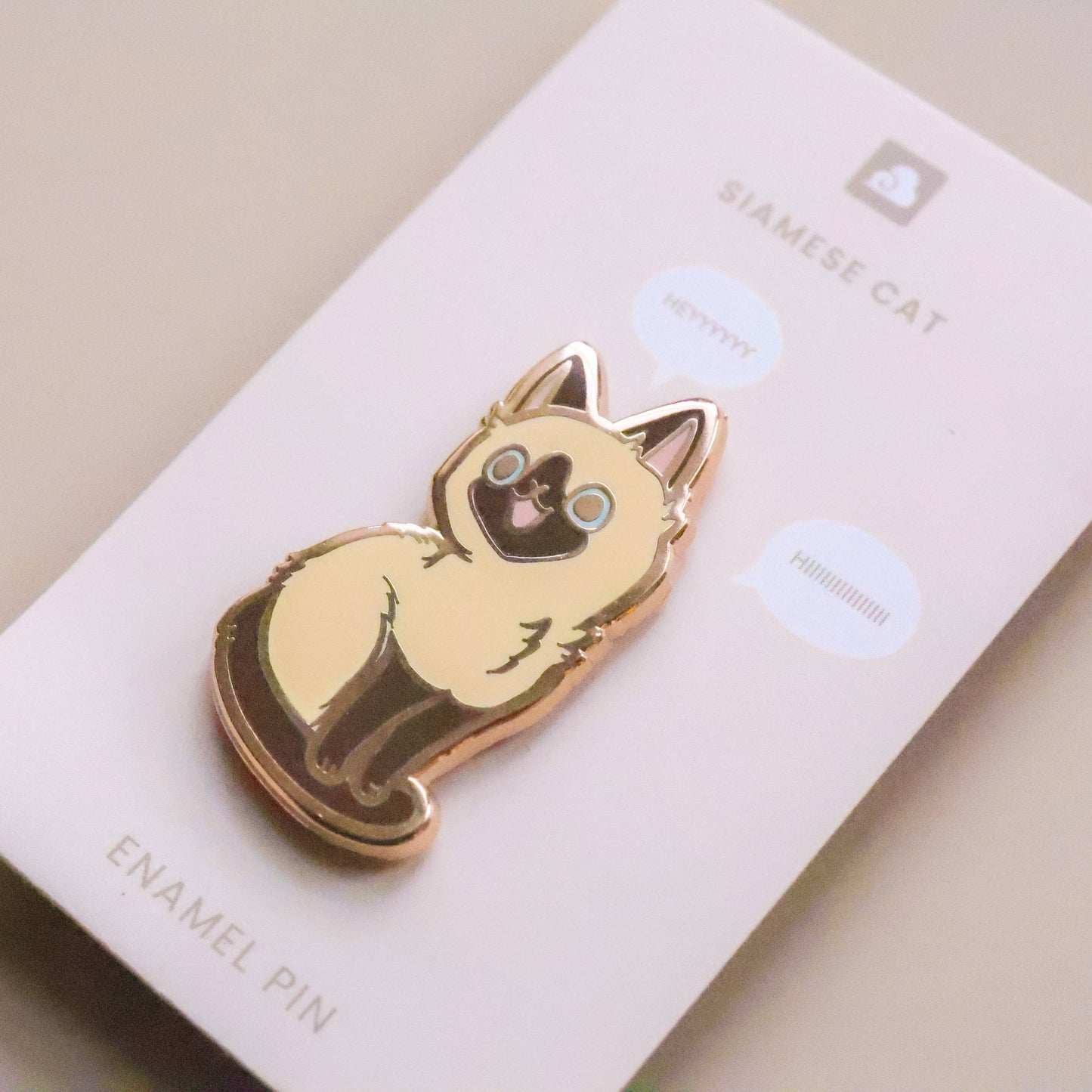 Enamel Pin - Siamese Cat