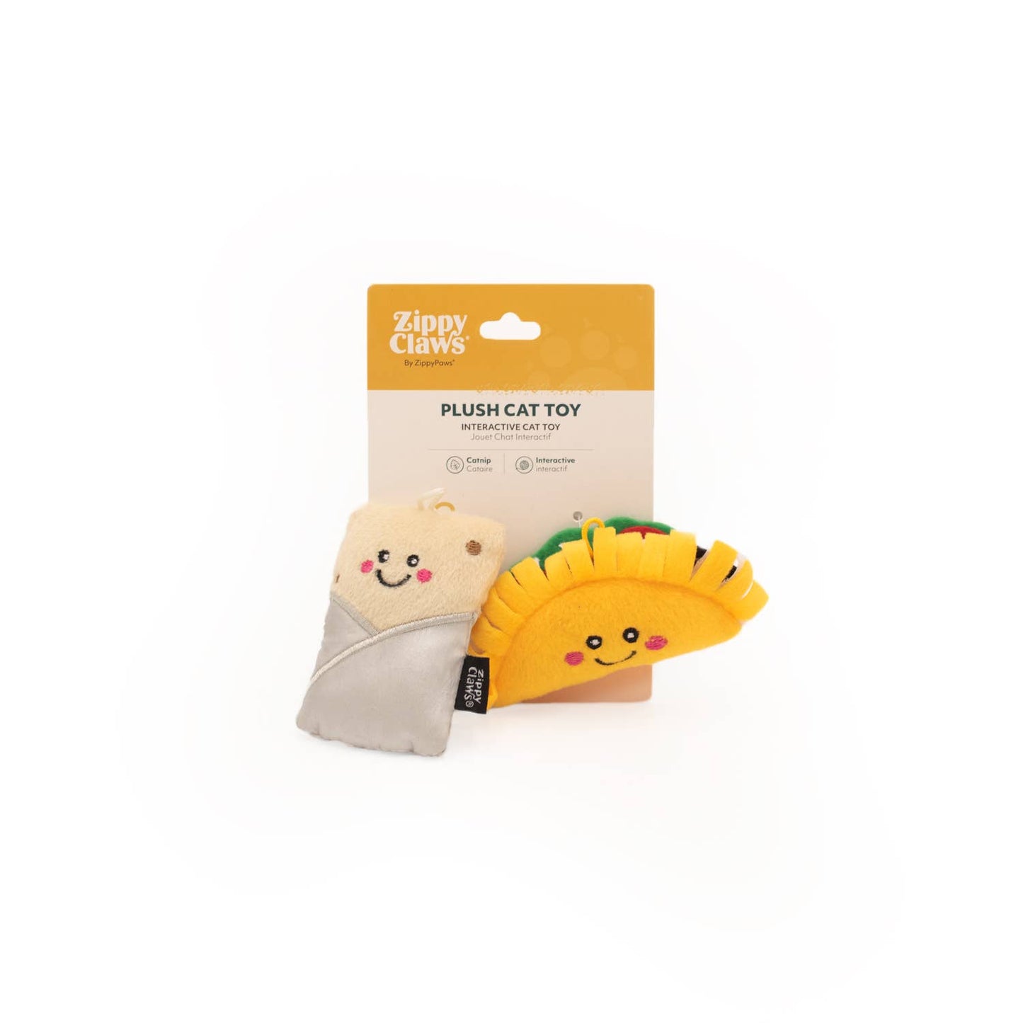 ZippyClaws® NomNomz® - Taco and Burrito - Cat Toy