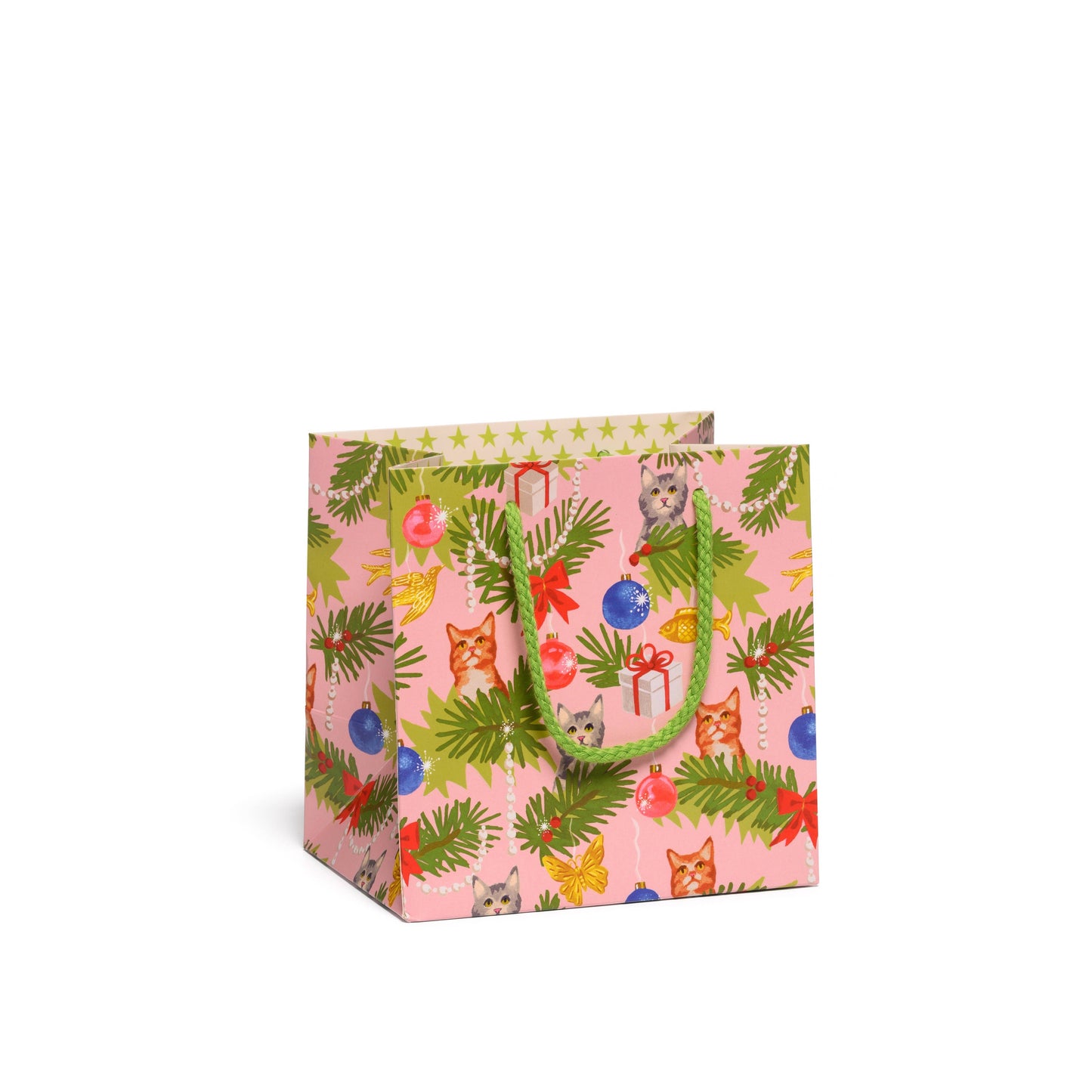 Meowy Christmas gift bags: Small