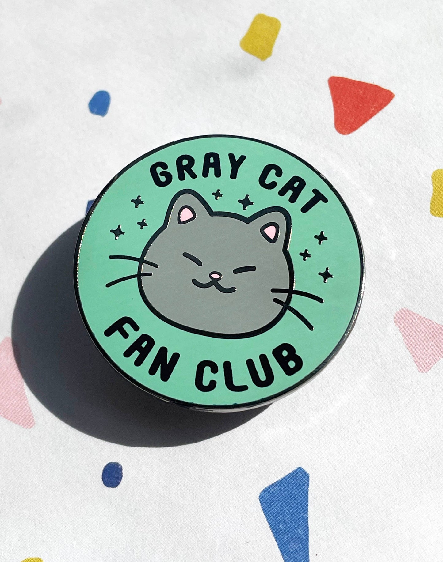 Cat Fan Club Hard Enamel Pin