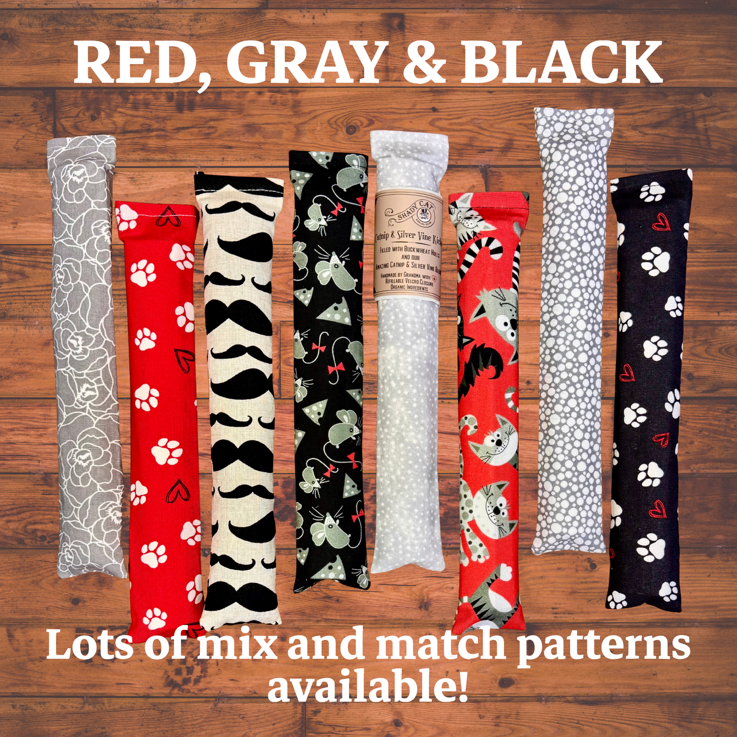 Catnip Silver Vine Kicker Cat Toy | TONS of NEW PATTERNS!!