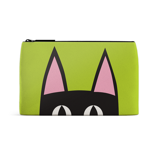 Peeking Kitty Zip Pouch