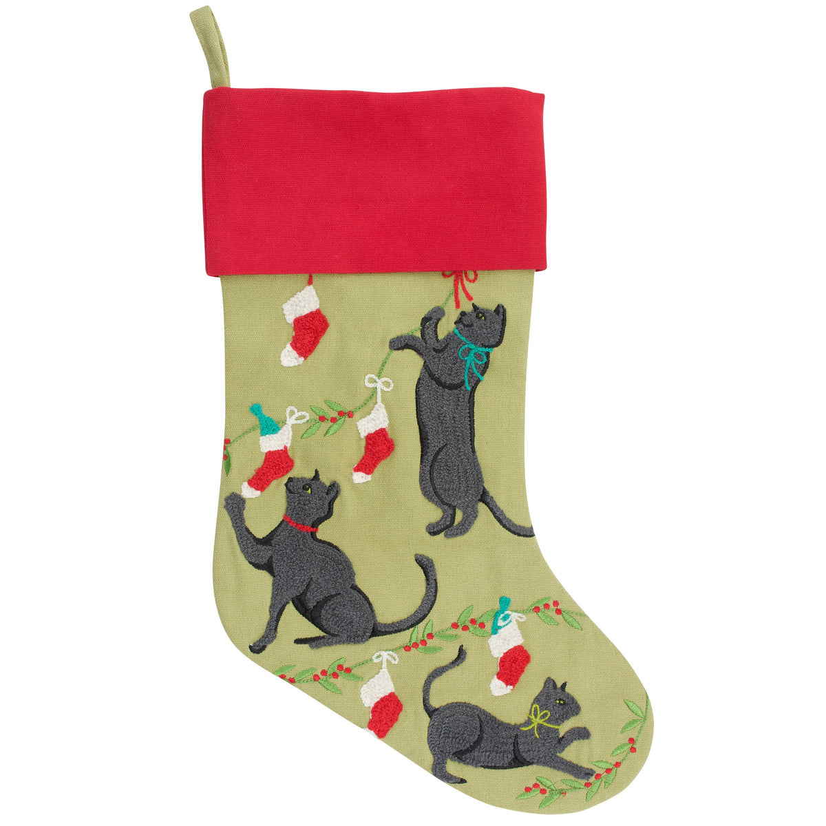 Cat Christmas Stocking