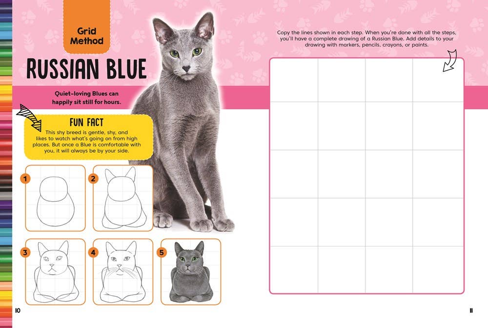 Cats & Kittens Drawing & Activity Book: Learn to Draw Cats