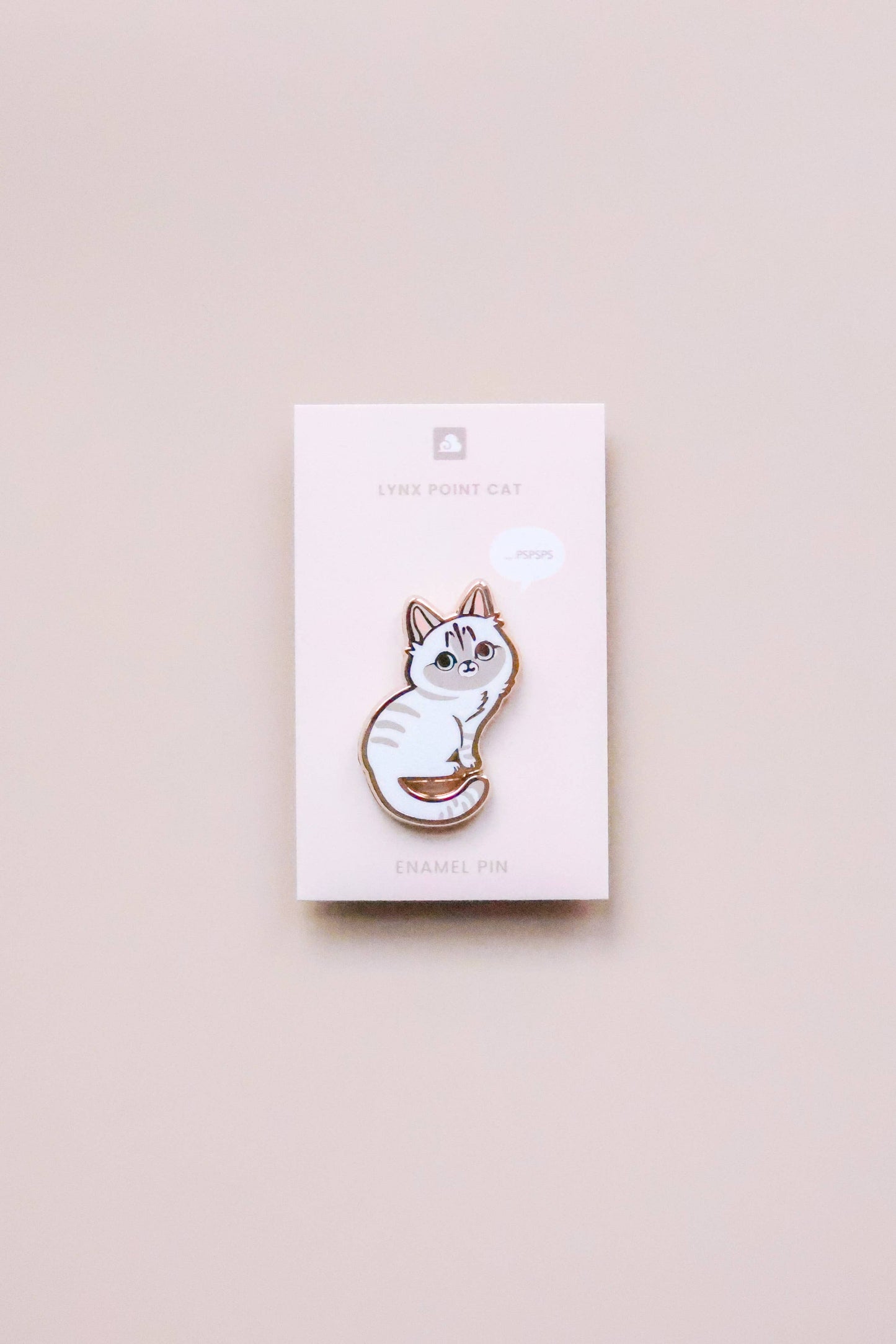 Enamel Pin - Lynx Point Cat