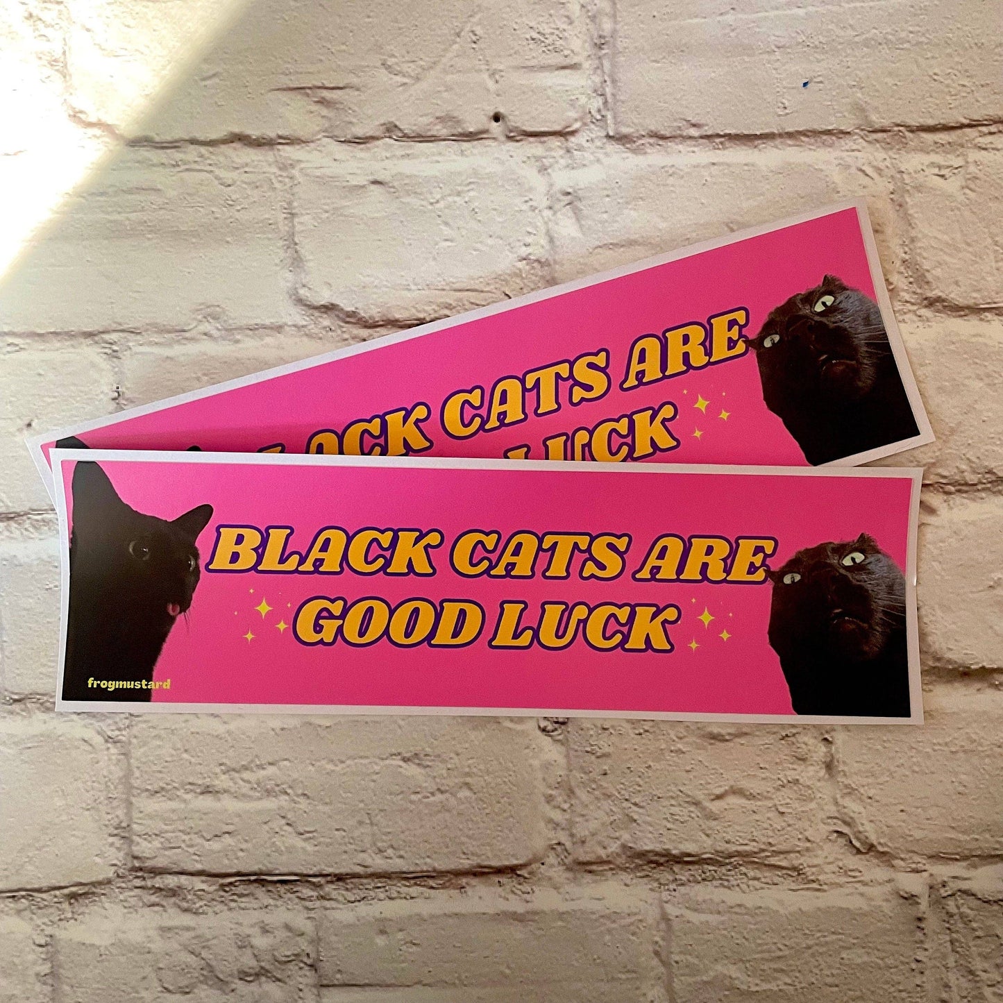 Black Cats are Good Luck: Sticker