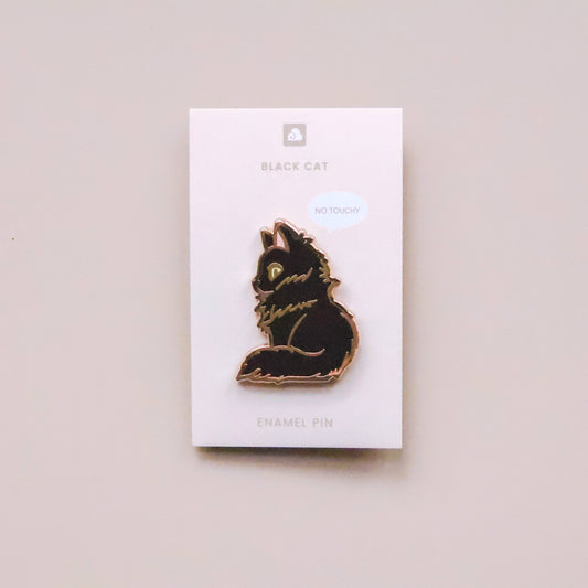 Enamel Pin - Black Cat