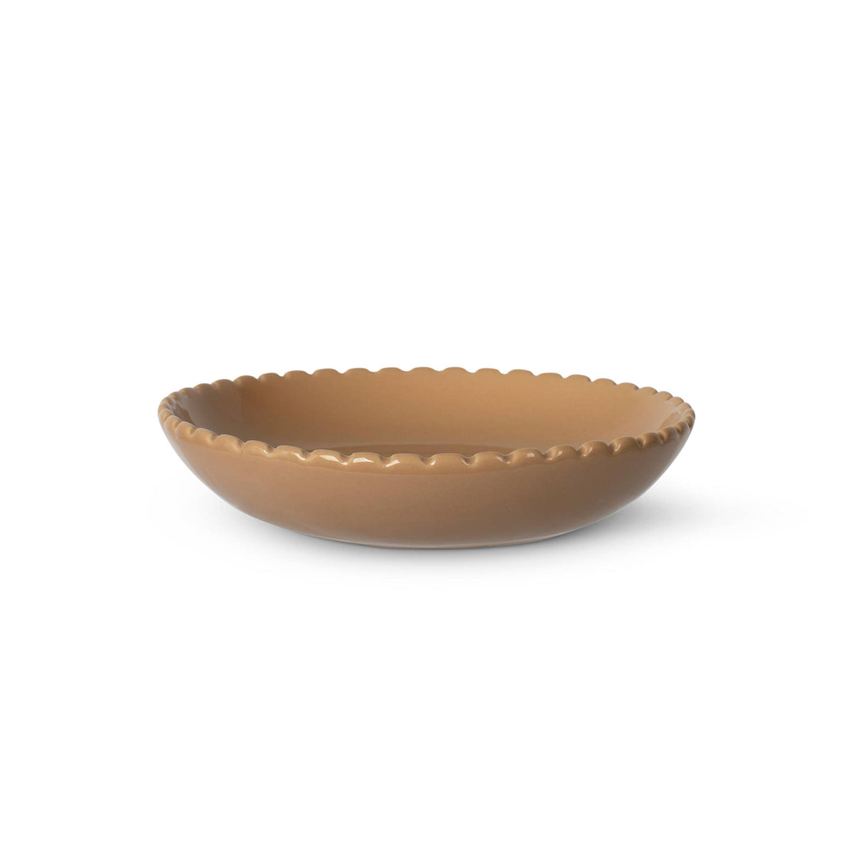SCALLOPED CAT PET BOWL
